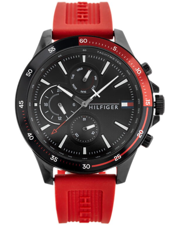 Hodinky pánske TOMMY HILFIGER 1791722 BANK (zf023c)