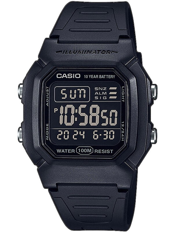 PÁNSKE HODINKY CASIO W-800H-1BVES CLASSIC + BOX