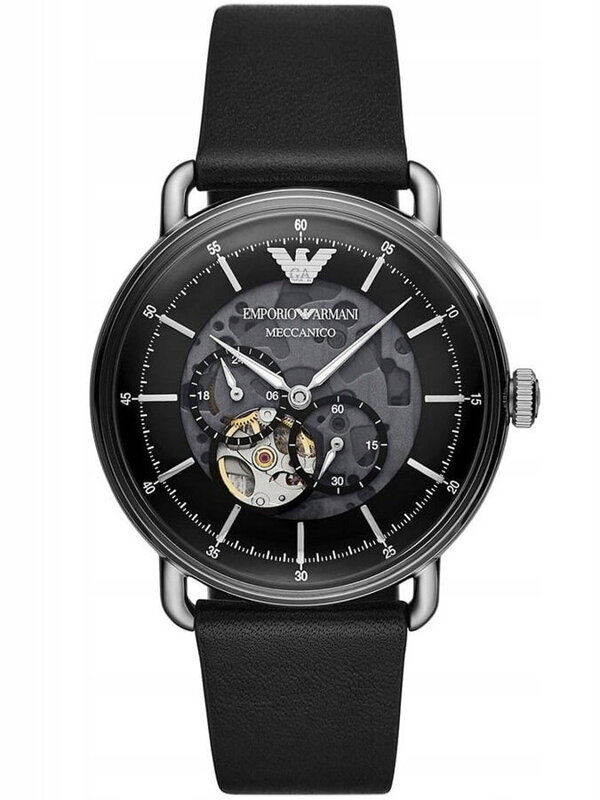 ZEGAREK MĘSKI EMPORIO ARMANI AVIATOR AUTOMATIC AR60026 + BOX (zi099a)