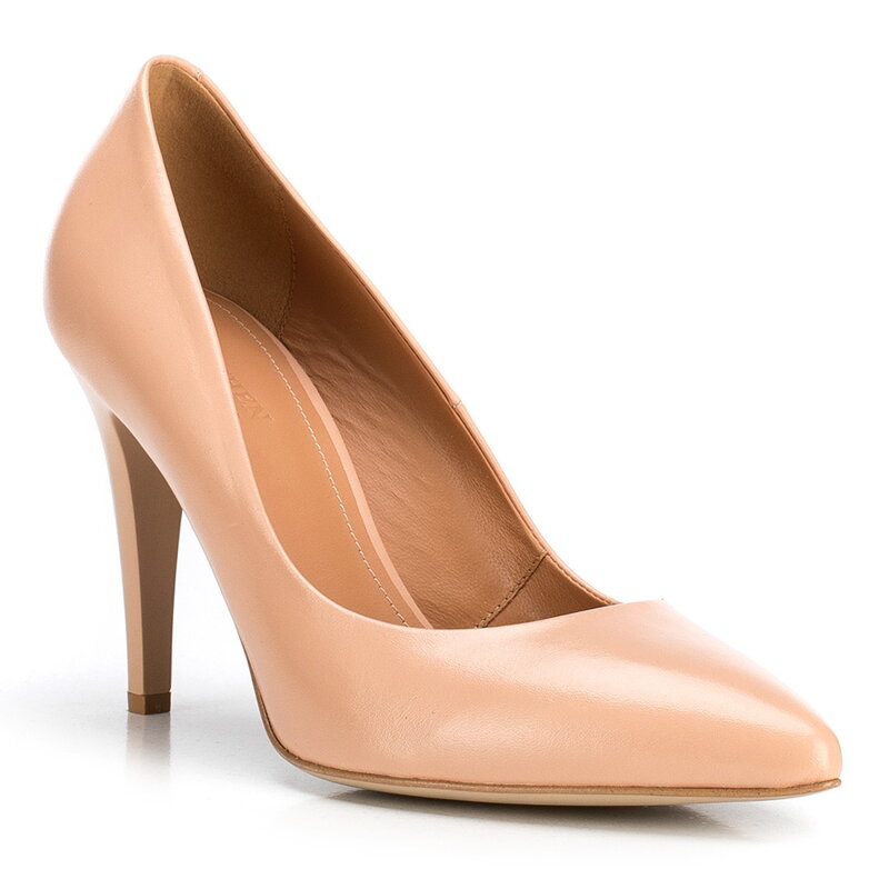 Szpilki skórzane podstawowe 88-D-600-9