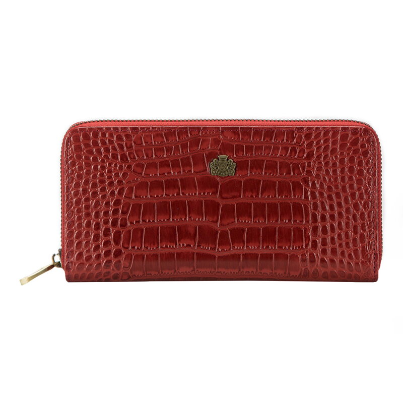 Damski portfel ze skóry na zamek 15-1-482-3