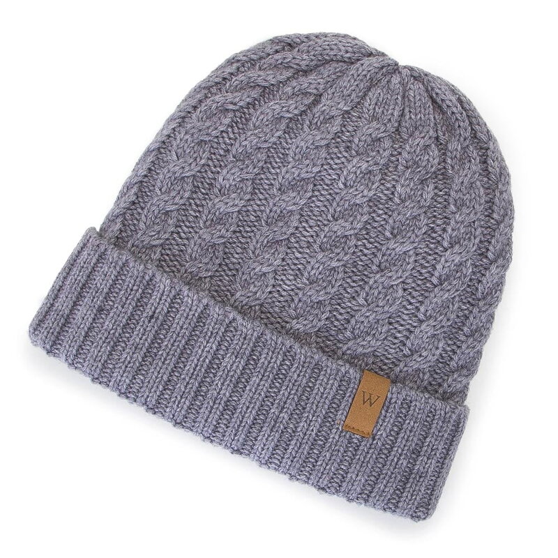 Damska czapka beanie ocieplana 91-HF-201-8