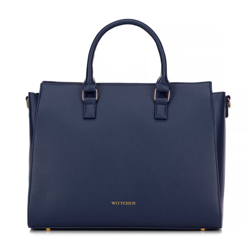 Damska torba na laptopa 17" z imitacji skóry granatowa 100-4Y-919-7 Damska torba na laptopa 17" z imitacji skóry granatowa 100-4Y-919-7