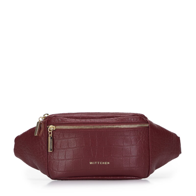 Damska torebka nerka ze skóry croco klasyczna 95-3E-651-33