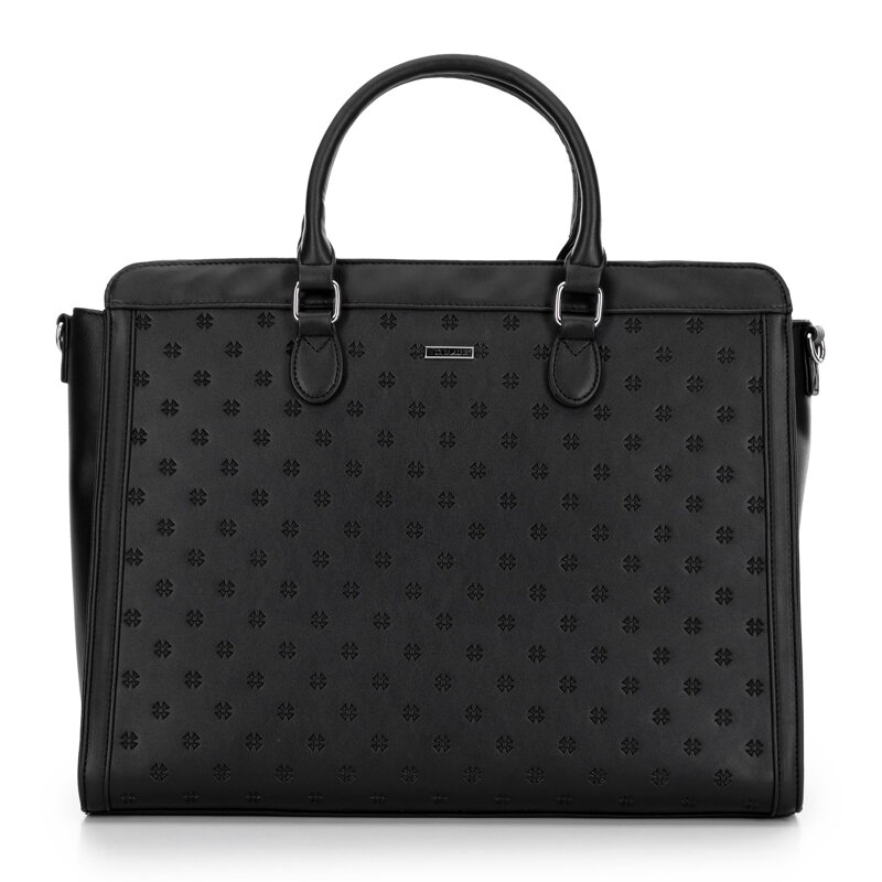 Dámska aktovka s puzdrom na 15,6'' notebook čierna a strieborná 99-4Y-230-1S Dámska aktovka s puzdrom na 15,6'' notebook čierna a strieborná 99-4Y-230-1S