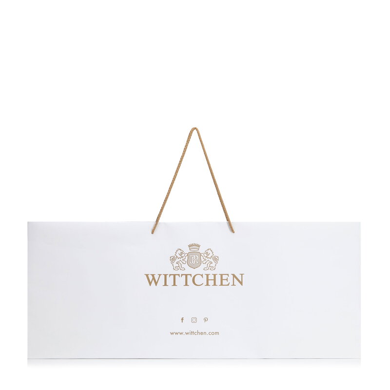 Duża torba papierowa pozioma biała TORBA-6