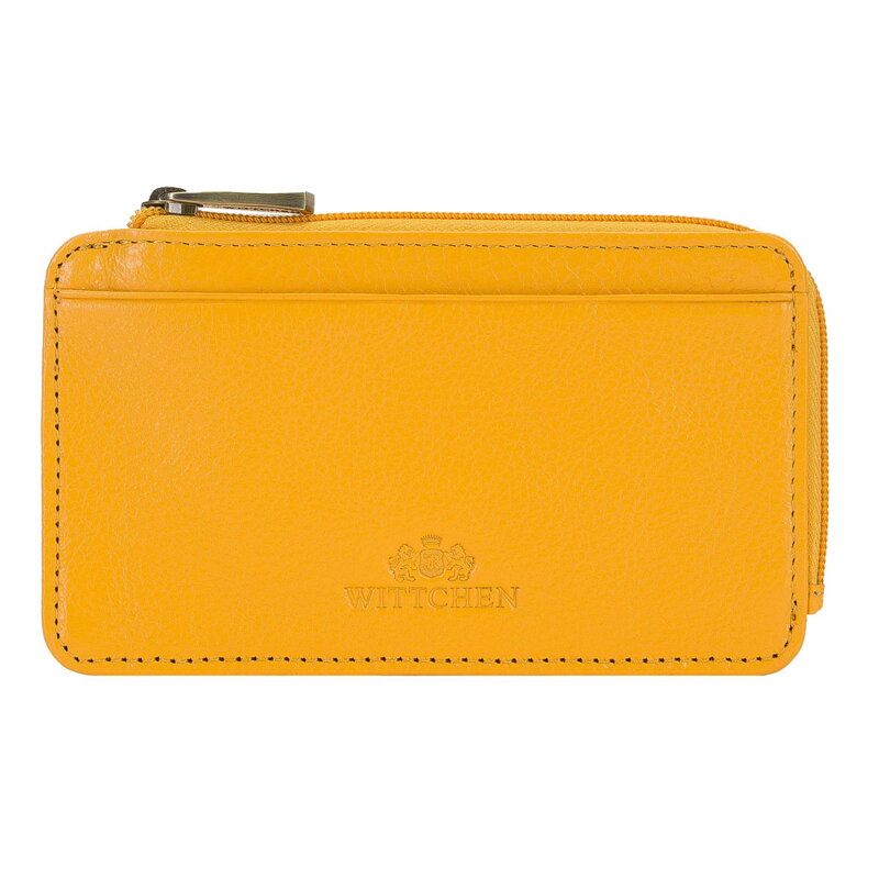 Etui na karty kredytowe skórzane na zamek 21-2-290-YL