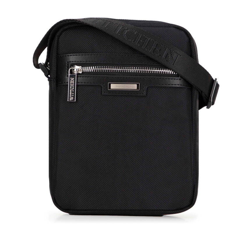 Pánska klasická crossbody taška čierna 100-4U-906-1 Pánska klasická crossbody taška čierna 100-4U-906-1