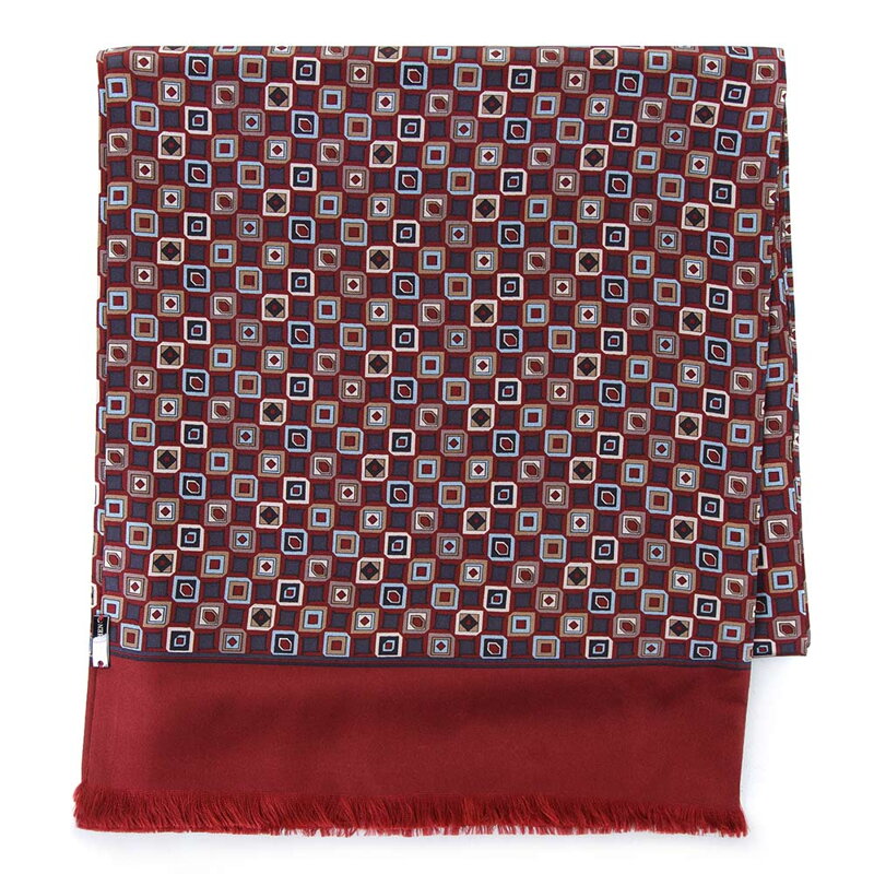 Męski szal z jedwabiu 93-7M-S41-3