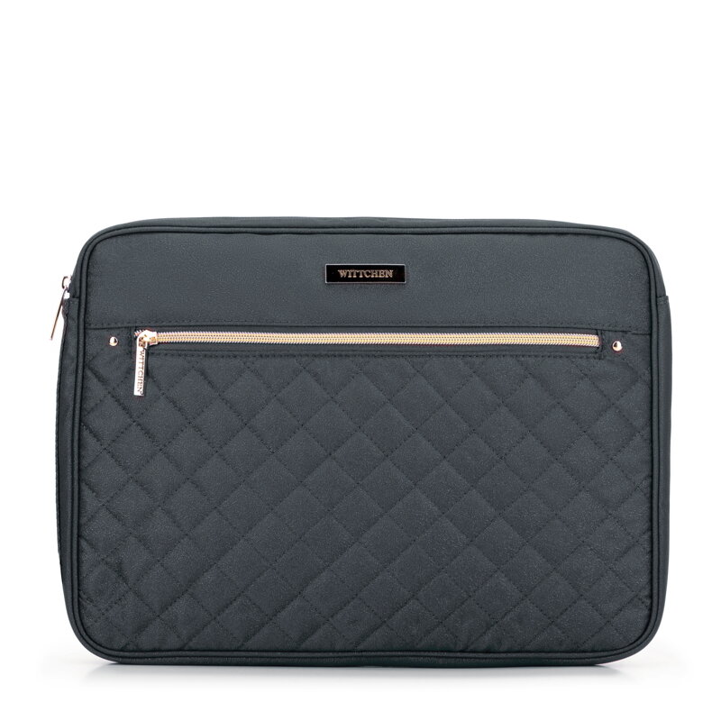 Pokrowiec na laptopa 15'' pikowany na przodzie szary 99-2Y-301-01 Pokrowiec na laptopa 15'' pikowany na przodzie szary 99-2Y-301-01