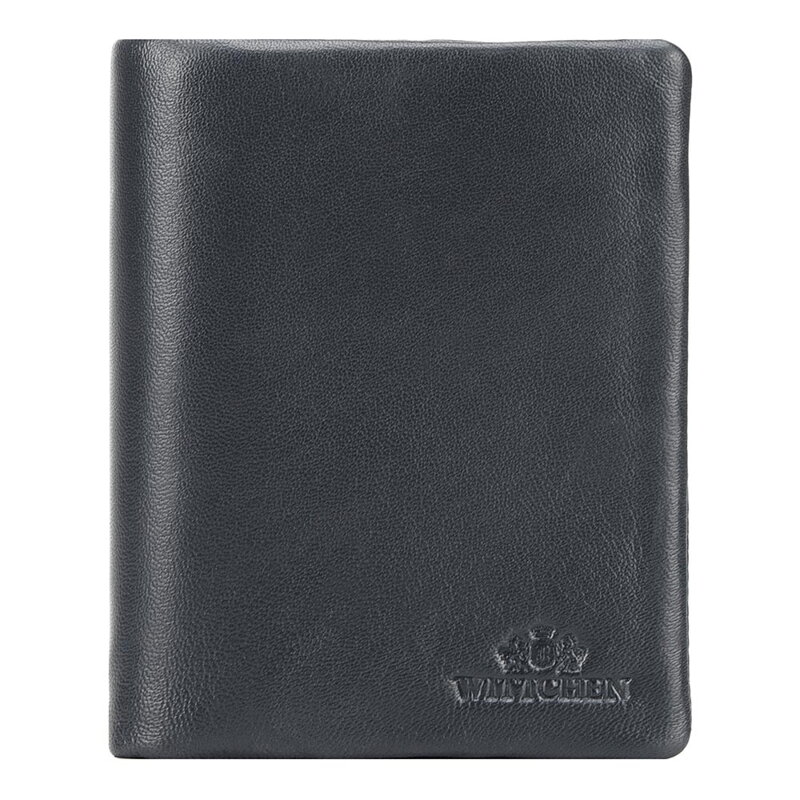 Portfel skórzany klasyczny bez zapięcia 26-1-446-N