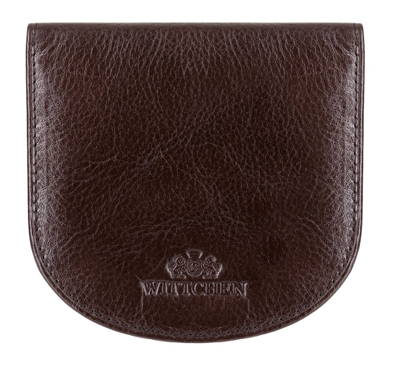 Portfel skórzany o zaokrąglonych brzegach 21-1-043-4