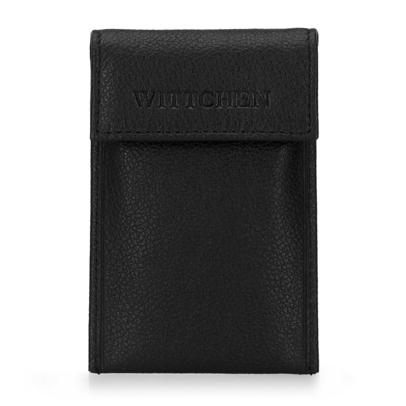 Skórzane etui Secure Signal na klucze samochodowe typu keyless czarne 14-2-211-1D