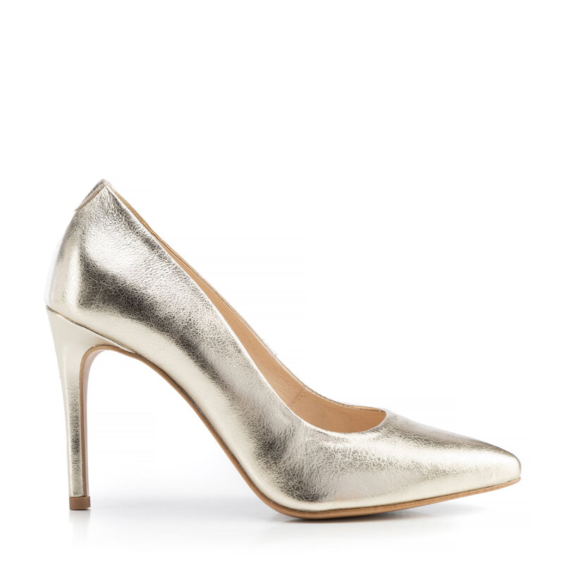 Szpilki ze skóry klasyczne BD-B-801-G