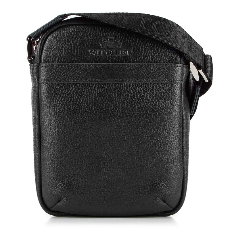 Pánska kožená crossbody taška jednoduchá 20-3-059-1H