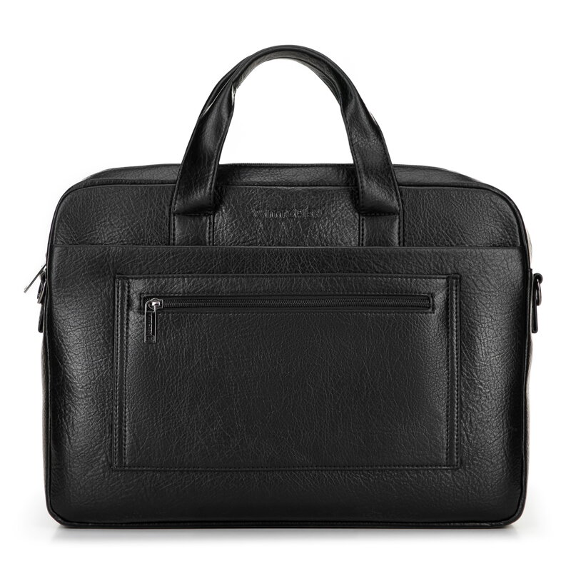 Taška na notebook 17" z eko-kože čierna 100-3P-913-1 Taška na notebook 17" z eko-kože čierna 100-3P-913-1