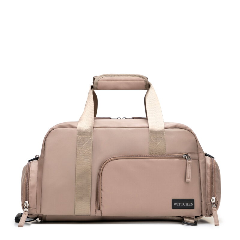 Torba podróżna 2w1 do samolotu z funkcją plecaka beżowa 56-3S-022-87