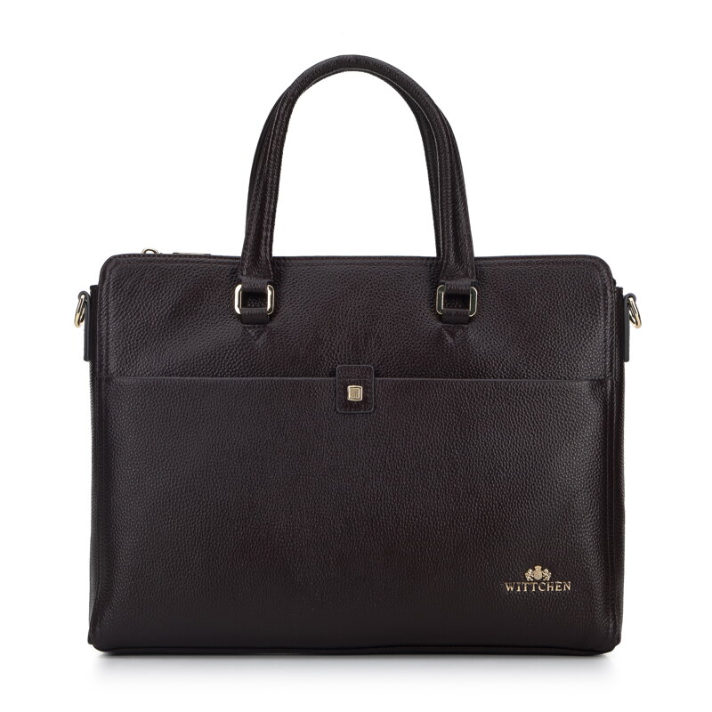 Damska torba na laptopa 12” skórzana z etui brązowa 95-4E-611-4 Damska torba na laptopa 12” skórzana z etui brązowa 95-4E-611-4