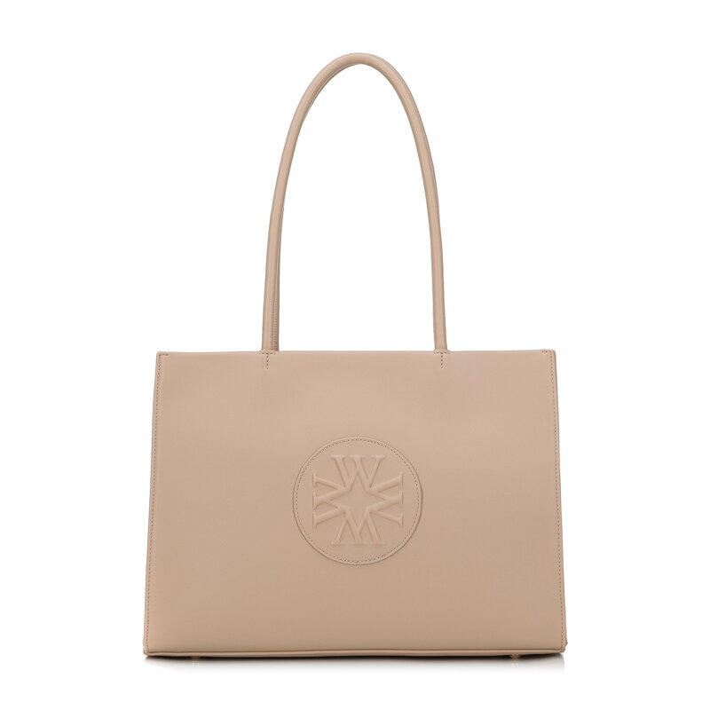 Torebka shopperka z tłoczonym monogramem 98-4Y-305-9 Torebka shopperka z tłoczonym monogramem 98-4Y-305-9