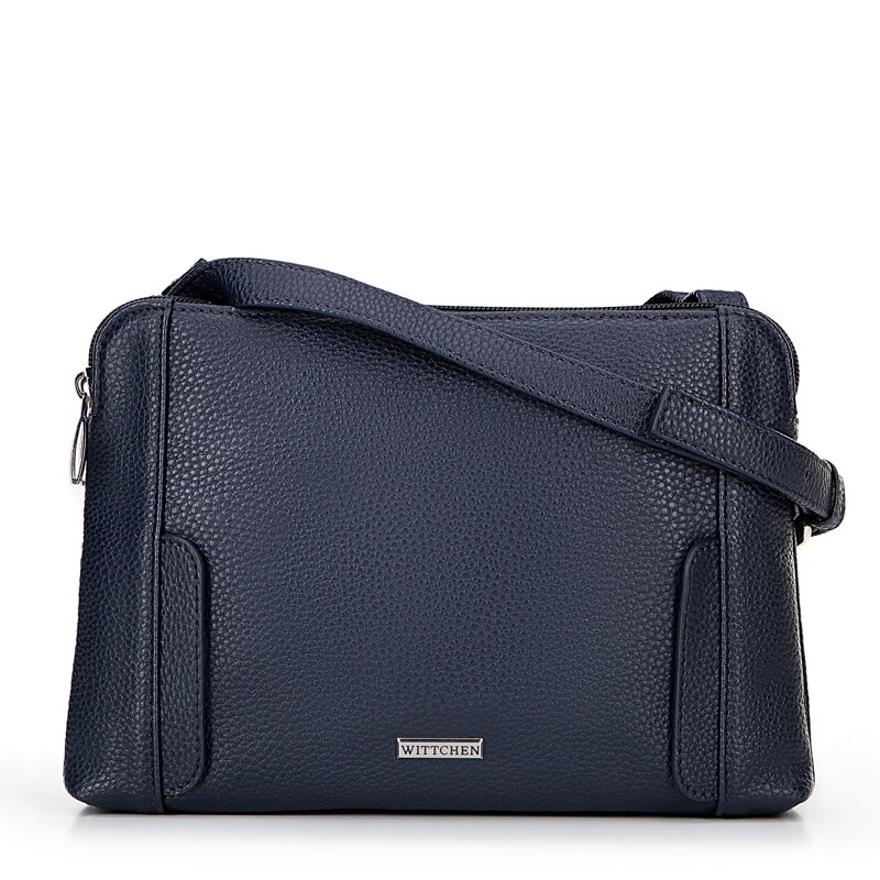 Dámska crossbody kabelka, dvojpriehradková, námornícka modrá 100-4Y-009-7 Dámska crossbody kabelka, dvojpriehradková, námornícka modrá 100-4Y-009-7
