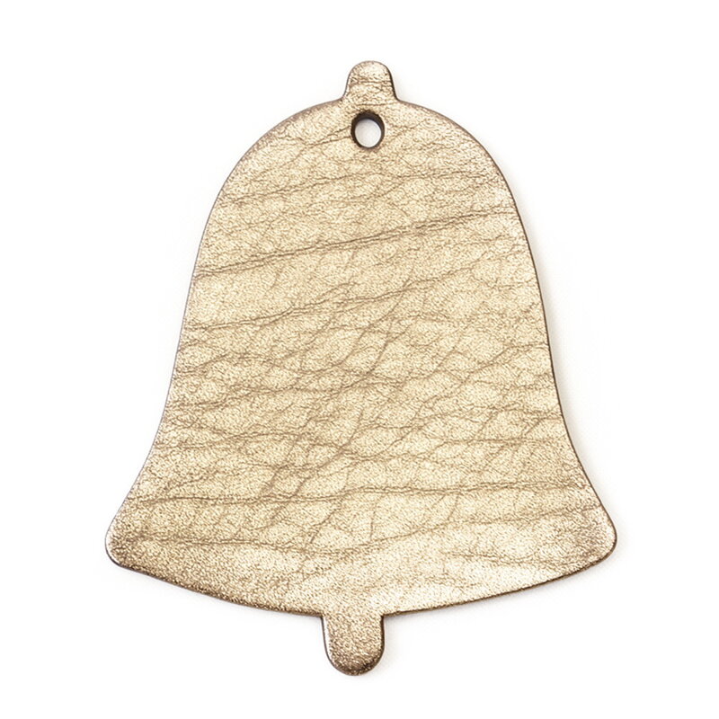 Zlatá vianočná ozdoba zvonček 619-1213-01
