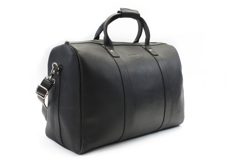 Čierna kožená cestovná taška 217-3232-60