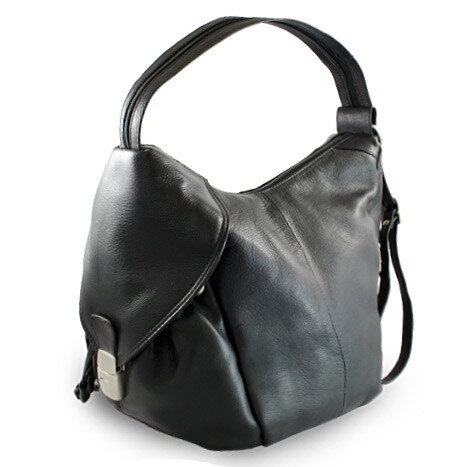 Čierny kožený batôžtek 311-1038-60