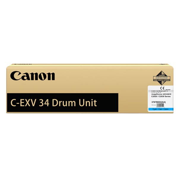 Canon originál válec C-EXV34 C, 3787B003, cyan, 36000str., azurová Canon originál válec C-EXV34 C, 3787B003, cyan, 36000str., azurová