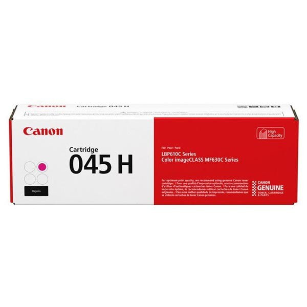 Canon originál toner 045HM, magenta, 2200str., 1244C002, high capacity, Canon LBP613Cdw, 611Cn, MFP635Cx, 633Cdw, 631Cn, O, purpurová