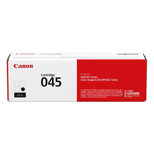 Canon originál toner 045BK, black, 1400str., 1242C002, Canon LBP613Cdw, 611Cn, MFP635Cx, 633Cdw, 631Cn, O, čierna