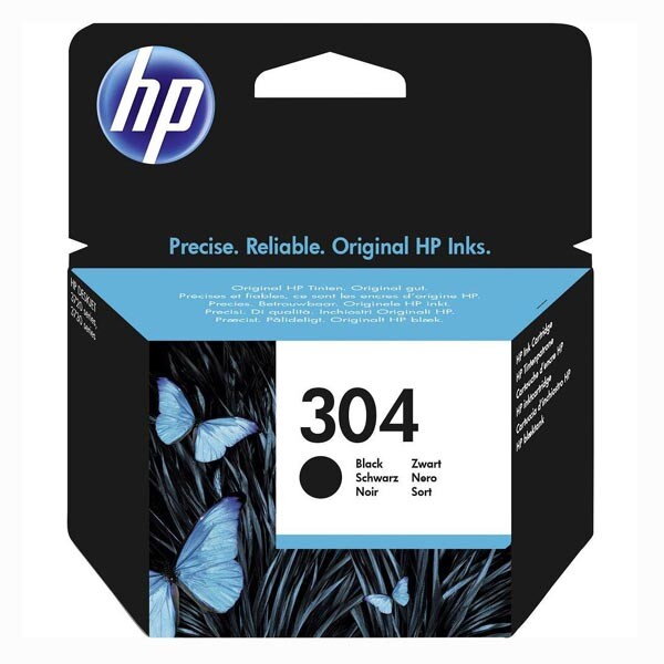 HP originál ink N9K06AE#301, HP 304, black, blister, 120str., HP DeskJet 2620,2630,2632,2633,3720,3730,3732,3735, čierna HP originál ink N9K06AE#301, HP 304, black, blister, 120str., HP DeskJet 2620,2630,2632,2633,3720,3730,3732,3735, čierna