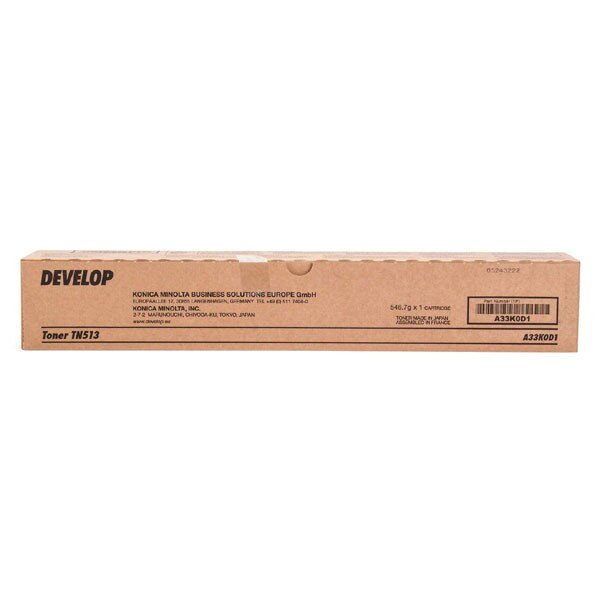 Develop originál toner A33K0D1, black, 35000str., TN-513, Develop Ineo 454e, 554e, O, čierna