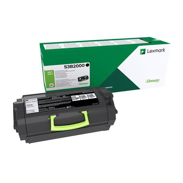 Lexmark originál toner 53B2000, black, 11000str., Lexmark MS817dn,MS817n,MS818dn, O, čierna