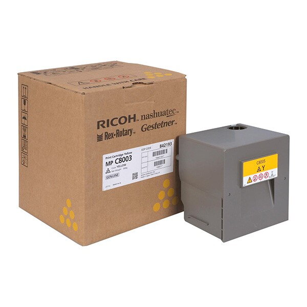 Ricoh originál toner 842193, yellow, Ricoh Aficio MP C6503, C8003, O, žltá