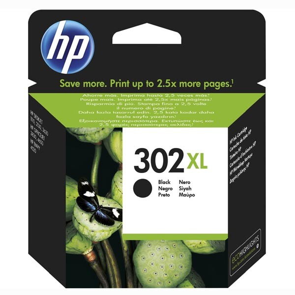 HP originál ink sada F6U68AE, HP 302XL, black, blister, 480str., 8,5ml, HP, čierna