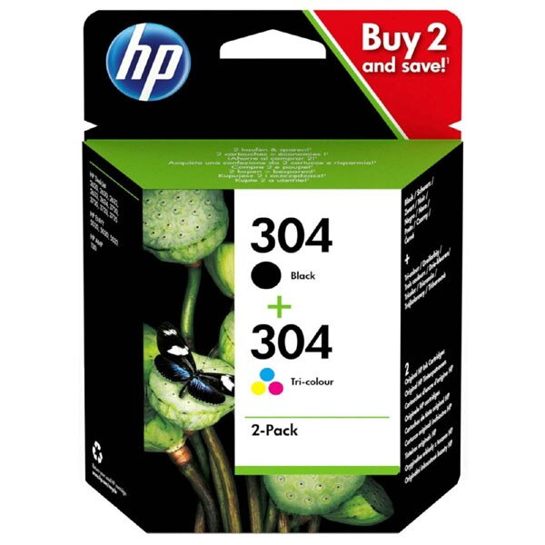 HP originál ink sada 3JB05AE, HP 304, black + color, 100color-120Bkstr., HP Deskjet 3720, 3721, 3722, 3723, 3724, 3725, 3755, čierna HP originál ink sada 3JB05AE, HP 304, black + color, 100color-120Bkstr., HP Deskjet 3720, 3721, 3722, 3723, 3724, 3725, 3755, čierna