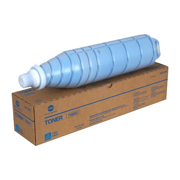 Konica Minolta originál toner A5E7450, cyan, 92000str., TN622C, Konica Minolta bizhub Press C1085 a C1100, O, azurová