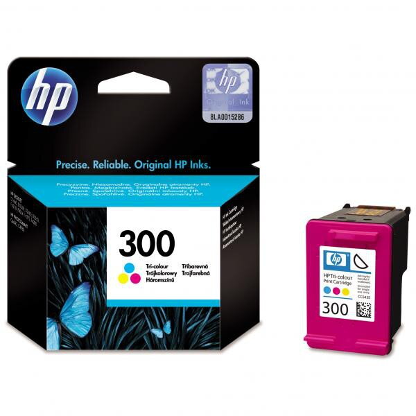 HP originál ink CC643EE, HP 300, color, 165str., 4ml, HP DeskJet D2560, F4280, F4500, farebná HP originál ink CC643EE, HP 300, color, 165str., 4ml, HP DeskJet D2560, F4280, F4500, farebná