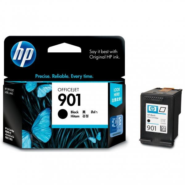 HP originál ink CC653AE, HP 901, black, 200str., 4ml, DOPREDAJ, čierna
