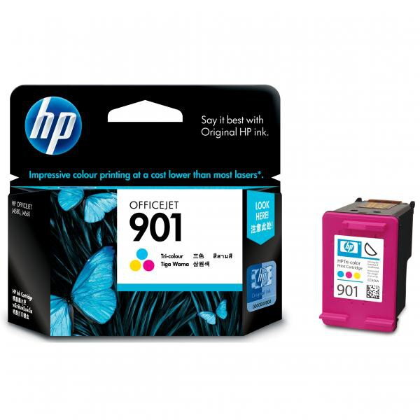 HP originál ink CC656AE, HP 901, color, 360str., 9ml, DOPREDAJ, farebná
