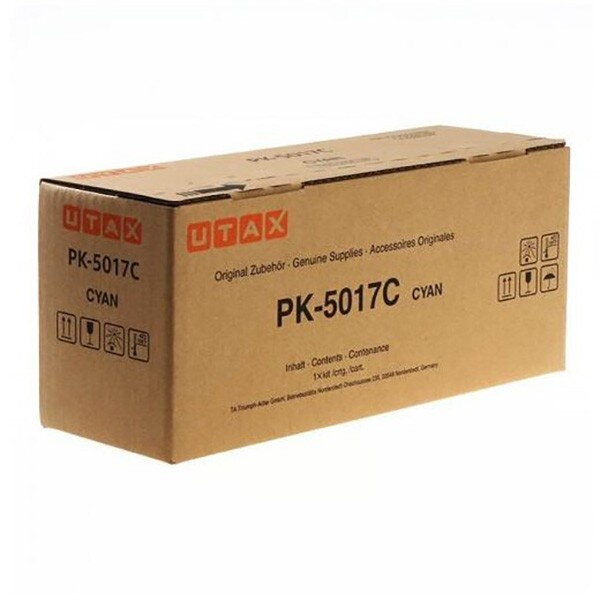 Utax originál toner 1T02TVCUT0, cyan, 6000str., Utax MFP PC3062, PC3062DN, PC3062MFP, PC3066, PC3066MFP, O, azurová Utax originál toner 1T02TVCUT0, cyan, 6000str., Utax MFP PC3062, PC3062DN, PC3062MFP, PC3066, PC3066MFP, O, azurová