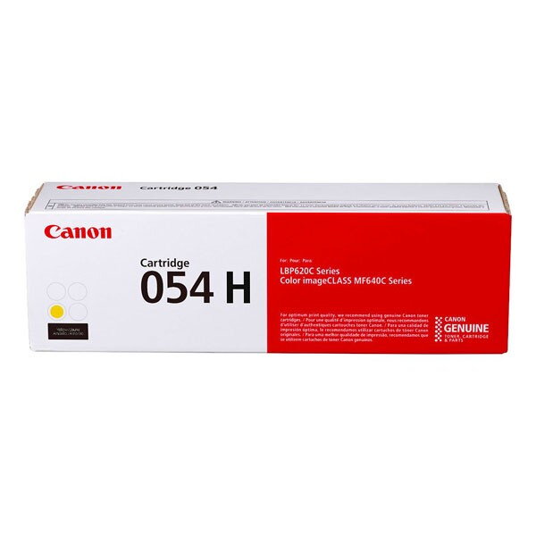 Canon originál toner 054HY, yellow, 2300str., 3025C002, high capacity, Canon i-SENSYS LBP621Cw, 623Cdw, MF641Cw, 643Cdw, 645Cx, O, žltá