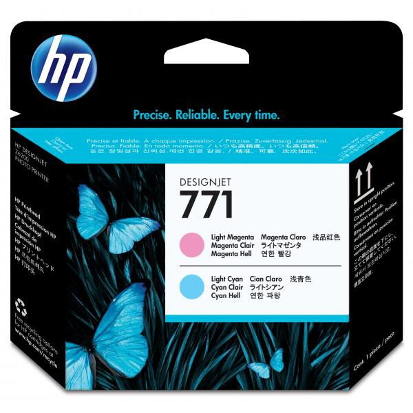 HP originál tlačová hlava CE019A, HP 771, light cyan/light magenta, HP HP Designjet Z6200, Z6600, Z6800, light cyan HP originál tlačová hlava CE019A, HP 771, light cyan/light magenta, HP HP Designjet Z6200, Z6600, Z6800, light cyan