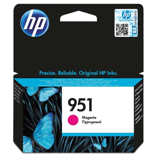 HP originál ink CN051AE, HP 951, magenta, 700str., pre HP Officejet Pro 276dw, 8100 ePrinter, purpurová HP originál ink CN051AE, HP 951, magenta, 700str., pre HP Officejet Pro 276dw, 8100 ePrinter, purpurová