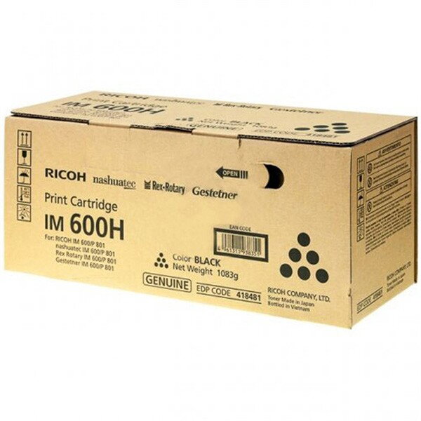 Ricoh originál toner 418481, black, 40000str., Ricoh P801, O, čierna