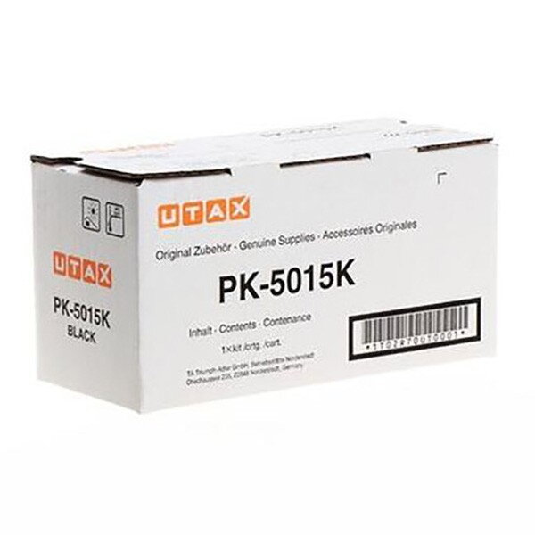 Utax originál toner 1T02R70UT0, black, 4000str., PK-5015K, Utax PC2655, 2566, 2650, O, čierna Utax originál toner 1T02R70UT0, black, 4000str., PK-5015K, Utax PC2655, 2566, 2650, O, čierna