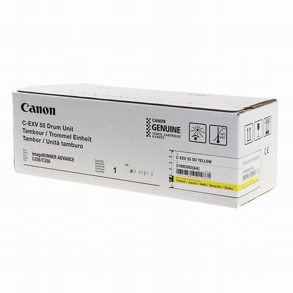 Canon originál válec C-EXV55 Y, 2189C002, yellow, 45000str., DOPREDAJ, žltá Canon originál válec C-EXV55 Y, 2189C002, yellow, 45000str., DOPREDAJ, žltá
