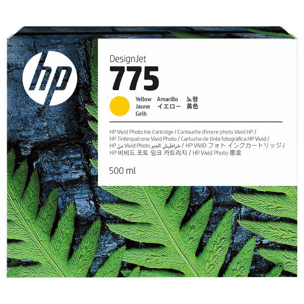 HP originál ink 1XB19A, HP 775, Yellow, 500ml, HP, žltá HP originál ink 1XB19A, HP 775, Yellow, 500ml, HP, žltá