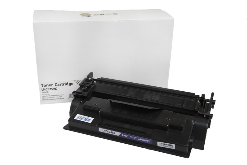 Kompatibilná tonerová náplň CF259X, 59X, OEM CHIP, 10000 listov pre tlačiarne HP (Orink white box), čierna Kompatibilná tonerová náplň CF259X, 59X, OEM CHIP, 10000 listov pre tlačiarne HP (Orink white box), čierna