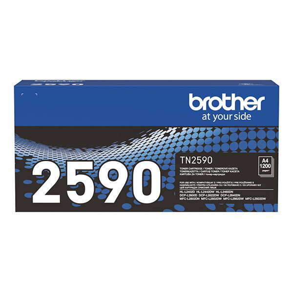 Brother originál toner TN2590, black, 1200str., Brother HL-L2442DW, HL-L2460DN, O, čierna Brother originál toner TN2590, black, 1200str., Brother HL-L2442DW, HL-L2460DN, O, čierna